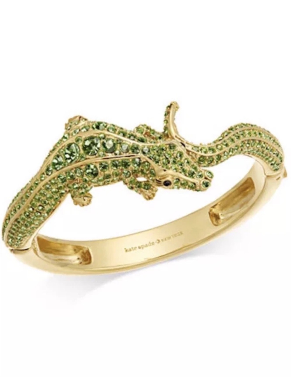 $98 Kate Spade Swamped Crystal Cuff Bracelet
